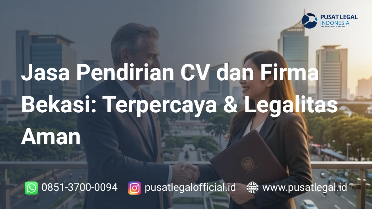 Jasa Pendirian CV dan Firma Bekasi: Terpercaya & Legalitas Aman